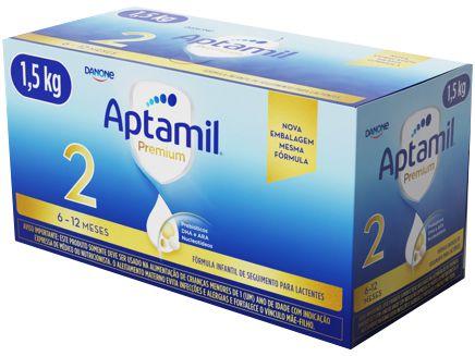 Fórmula Infantil Aptabox Premium 2 Sabor Original Aptamil 750g Cada 2 Unidades - 3