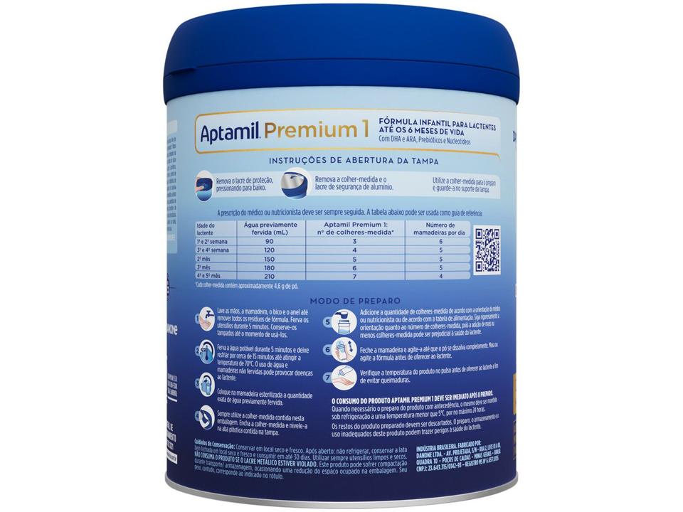 Fórmula Infantil Aptamil Original Premium+ 1 - 800g - 6