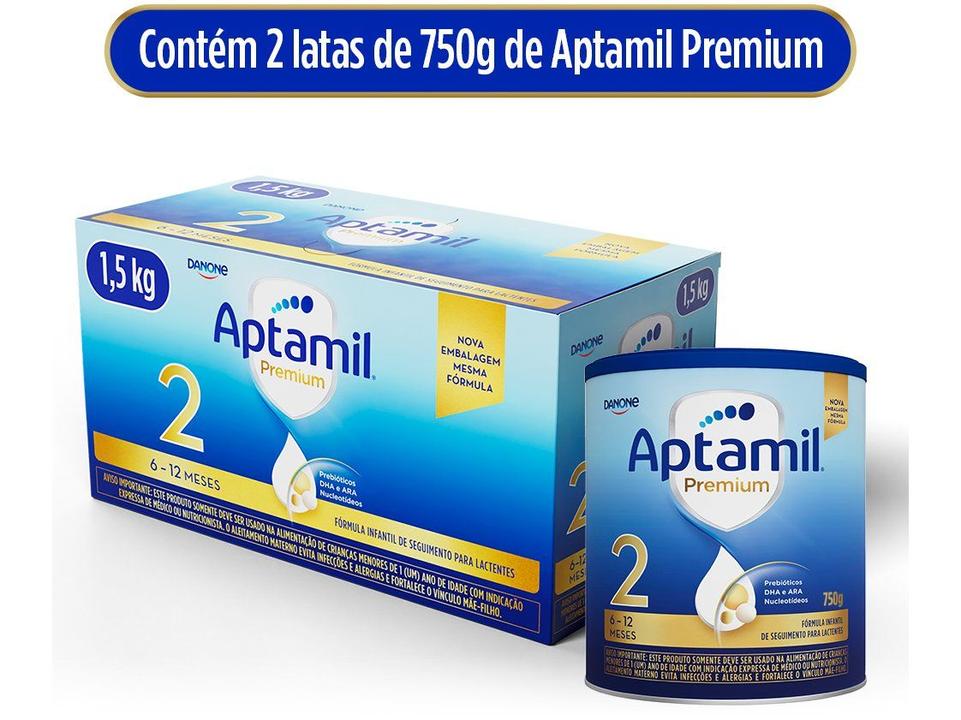 Fórmula Infantil Aptamil Premium 2 Aptabox 1,5kg 6-12 meses - 2