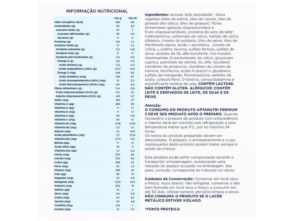 Fórmula Infantil Aptanutri Original Premium+ 3 - 2