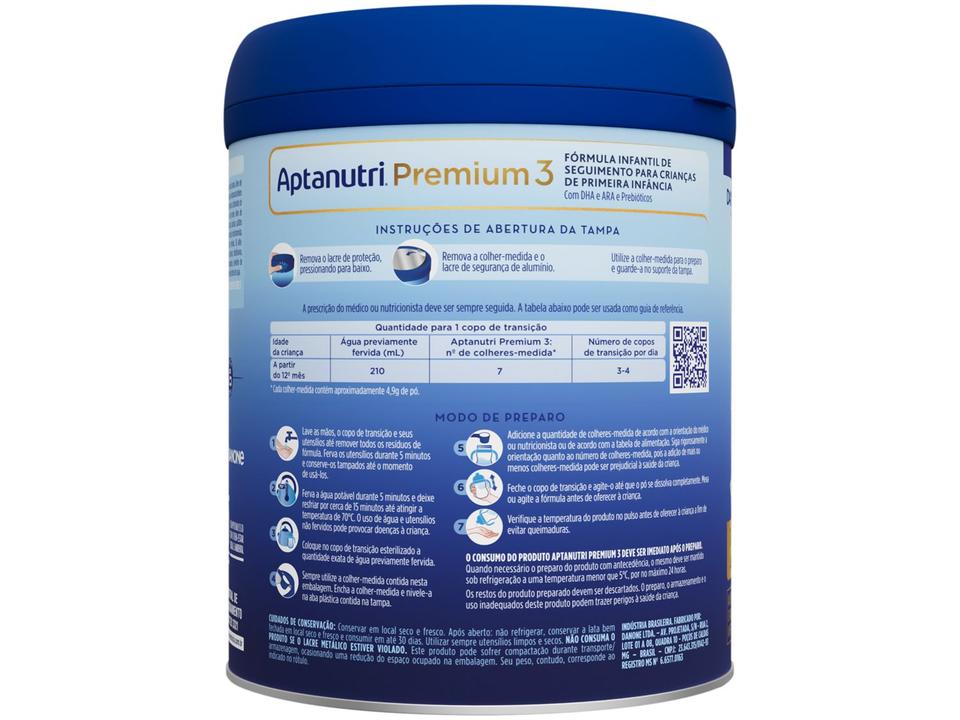 Fórmula Infantil Aptanutri Original Premium+ 3 - 800g - 6