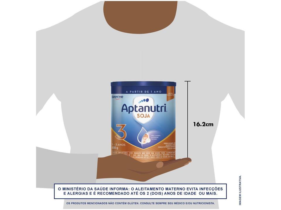 Fórmula Infantil Aptanutri Soja 3 800g - 8
