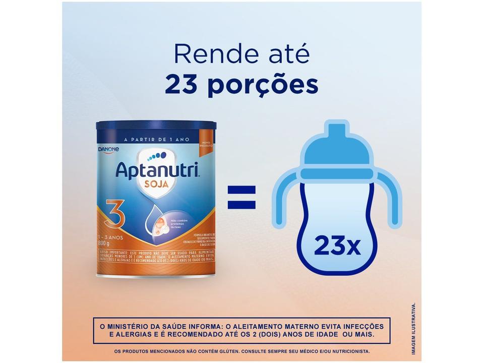 Fórmula Infantil Aptanutri Soja 3 800g - 6