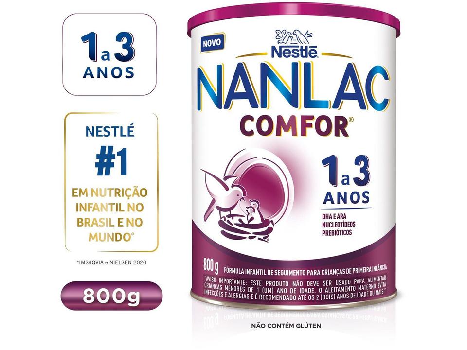 Fórmula Infantil Comfor Nanlac Leite Nestle 1,6kg 2 Unidades - 1