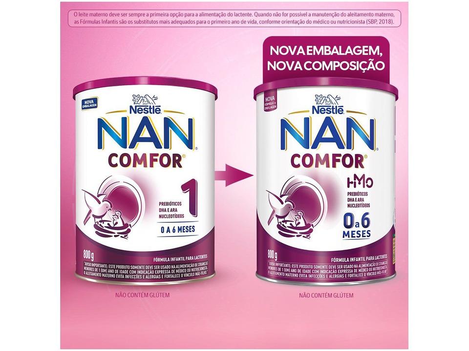 Fórmula Infantil Nestlé Leite Comfor 1 NAN - 4