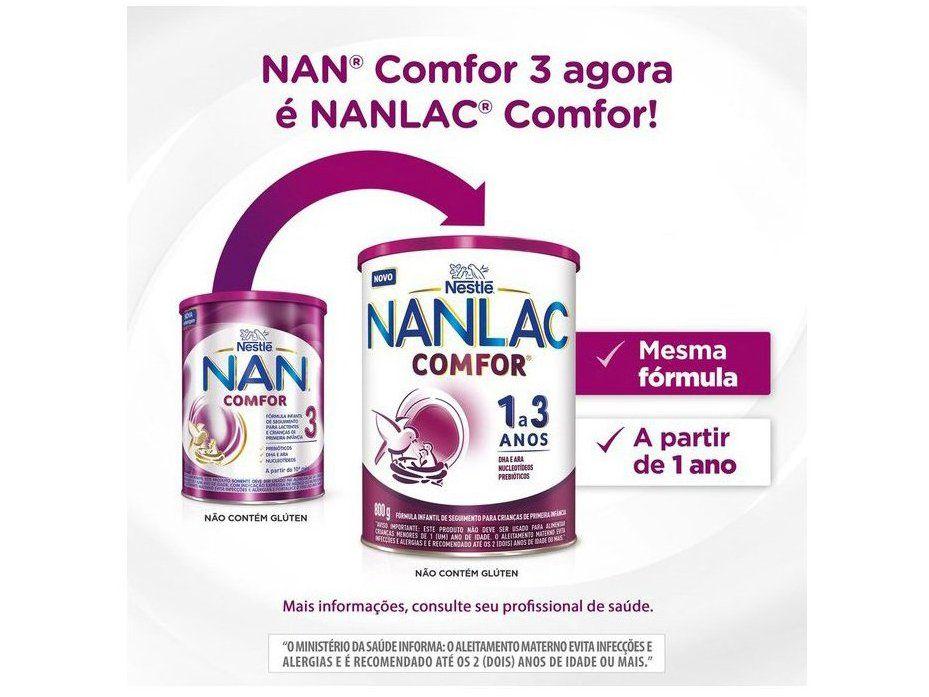 Fórmula Infantil Nestlé Leite NANLAC Comfor - 1