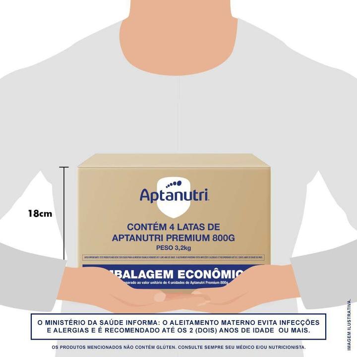 Fórmula Infantil Premium Aptanutri 800g 4 Unidades - 2