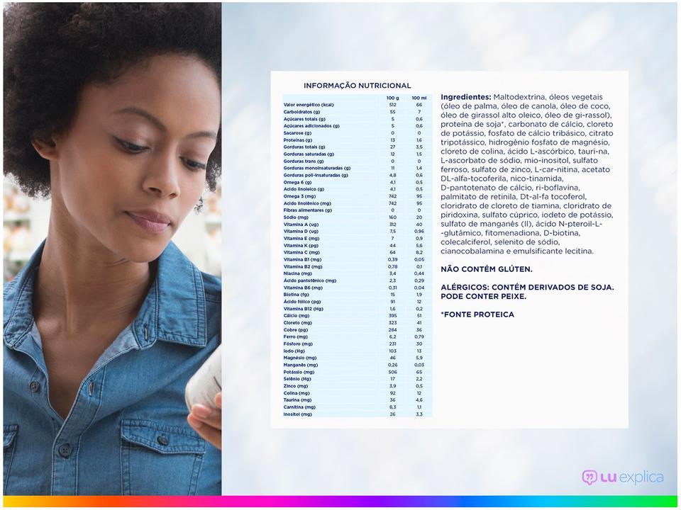 Fórmula Infantil Soja 3 Aptanutri à Base de Soja Danone 800g - 1