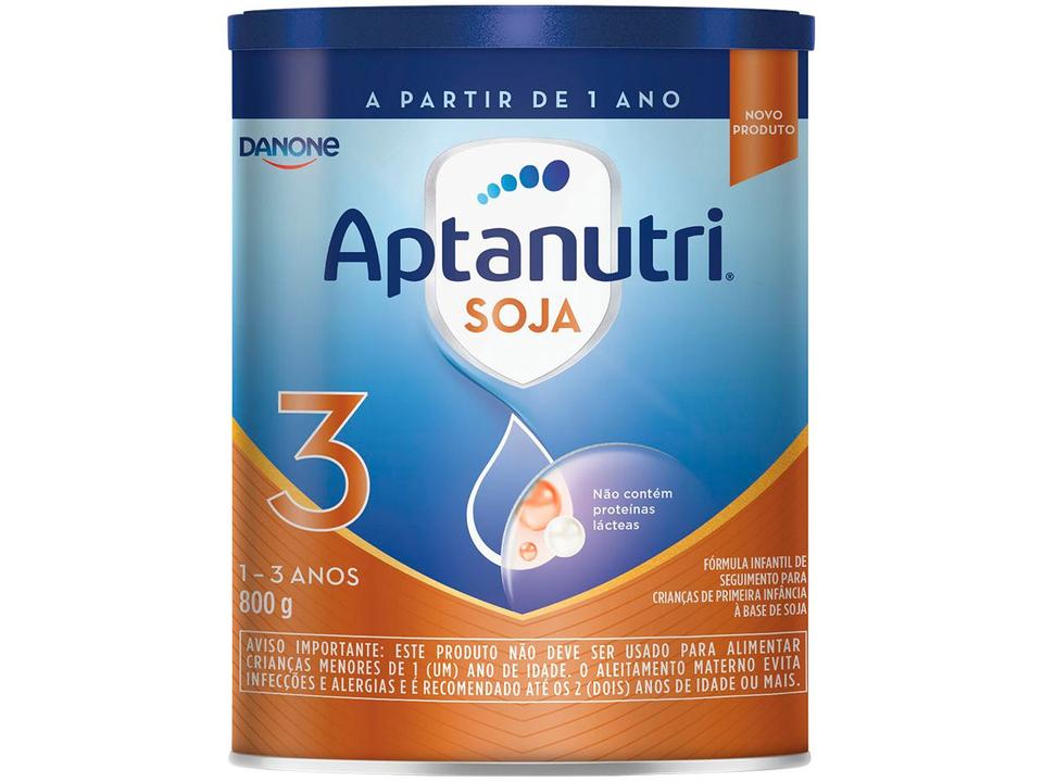 Fórmula Infantil Soja 3 Aptanutri à Base de Soja Danone 800g - 2