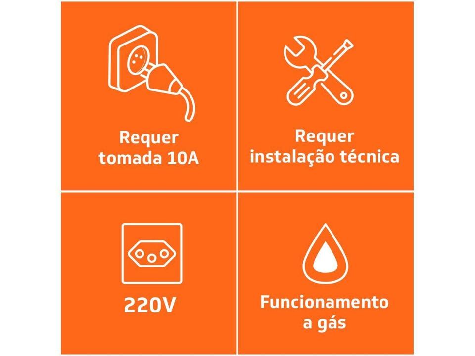 Forno a Gás de Embutir Brastemp Grill com Timer - 5