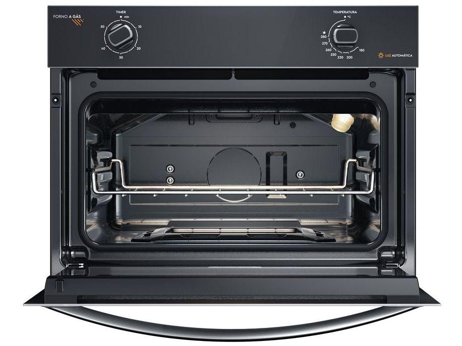 Forno a Gás de Embutir Continental 50L Preto OC4GM - 1