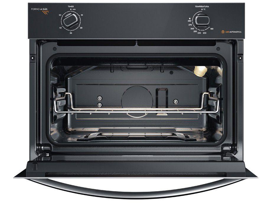 Forno a Gás de Embutir Continental 50L Preto OC4GM - 2