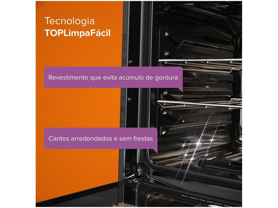 Forno a Gás de Embutir Continental 80L Preto OC8GM - 3