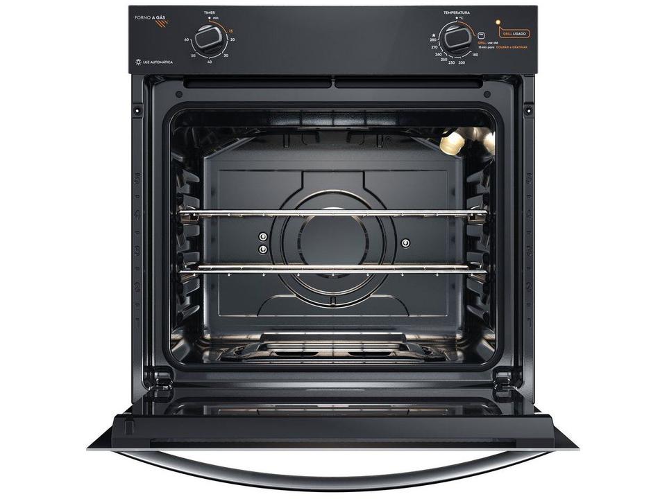 Forno a Gás de Embutir Continental 80L Preto OC8GM - 1