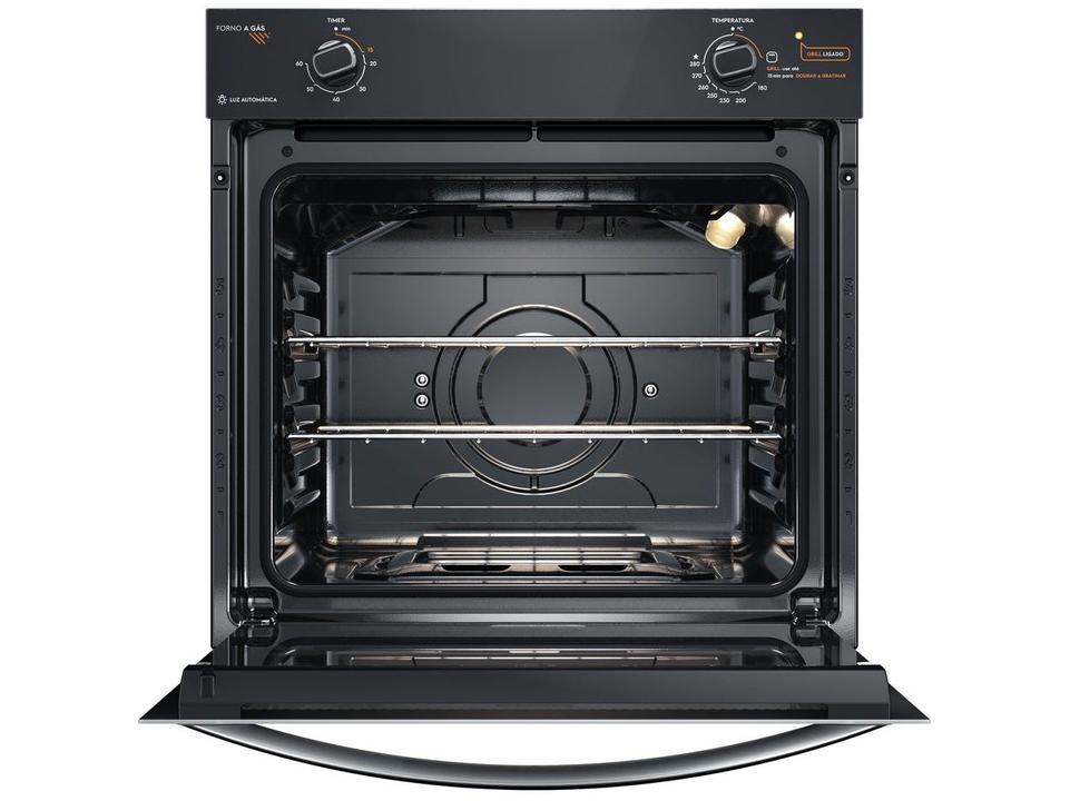 Forno a Gás de Embutir Continental 80L Preto OC8GM - 1