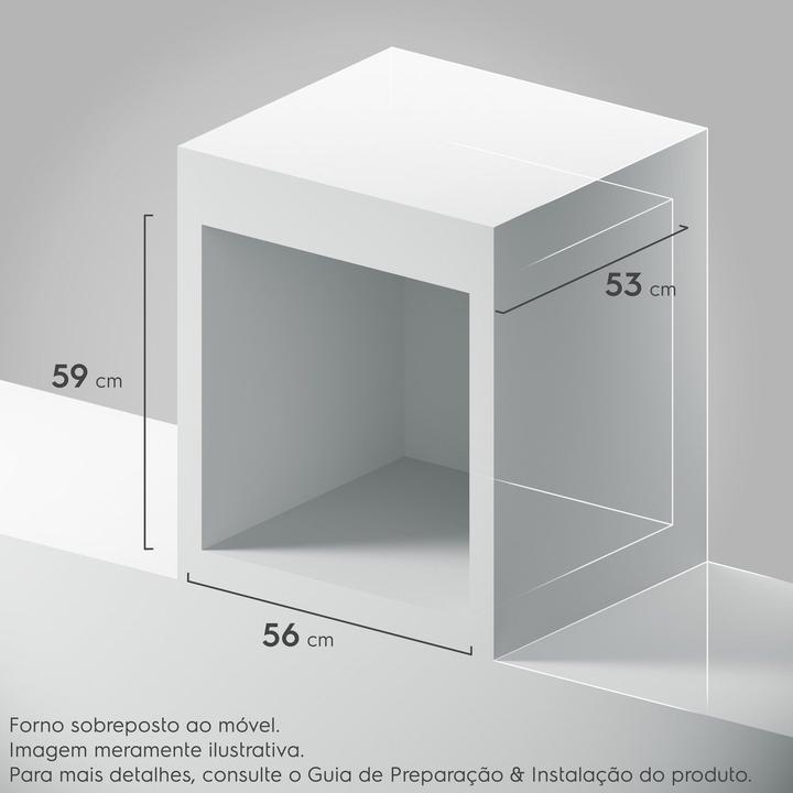 Forno a Gás de Embutir Continental 80L - 5
