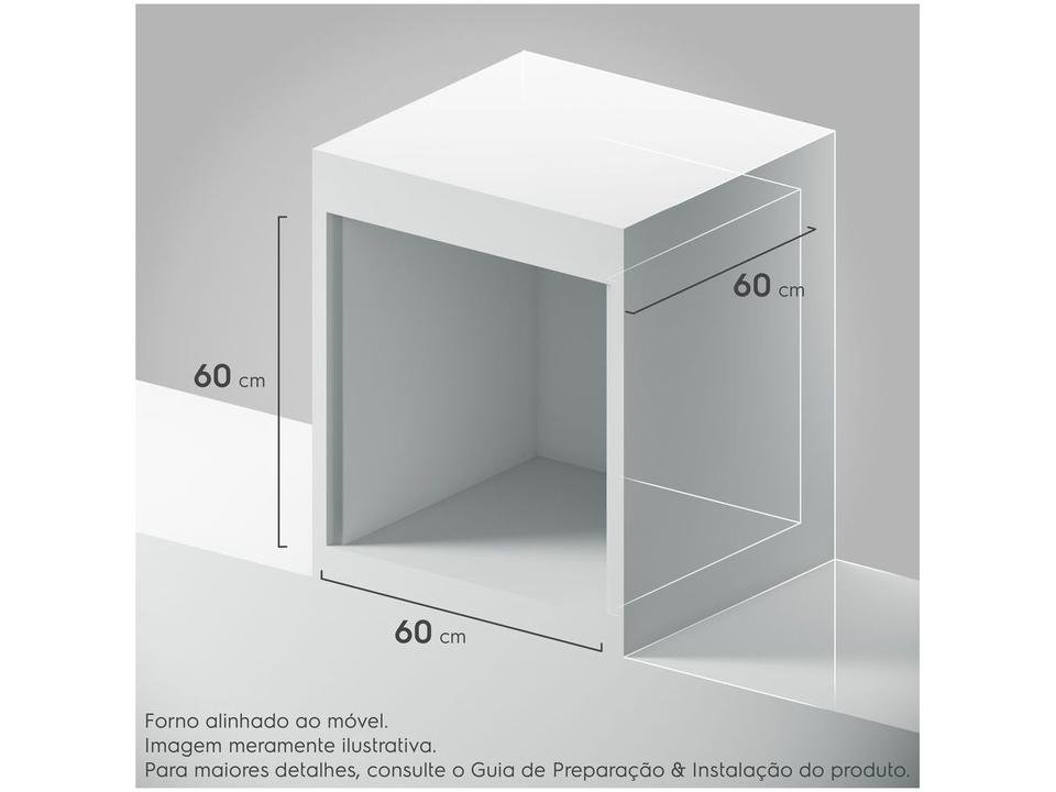 Forno a Gás de Embutir Electrolux OE8GH 80L - 4