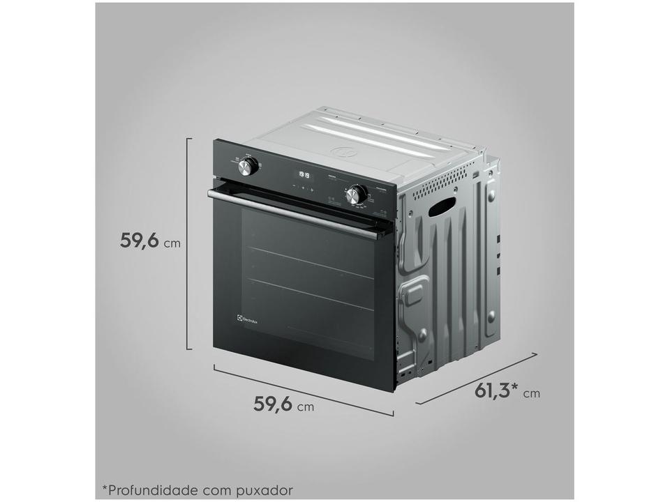 Forno a Gás de Embutir Electrolux OE8GH 80L - 3