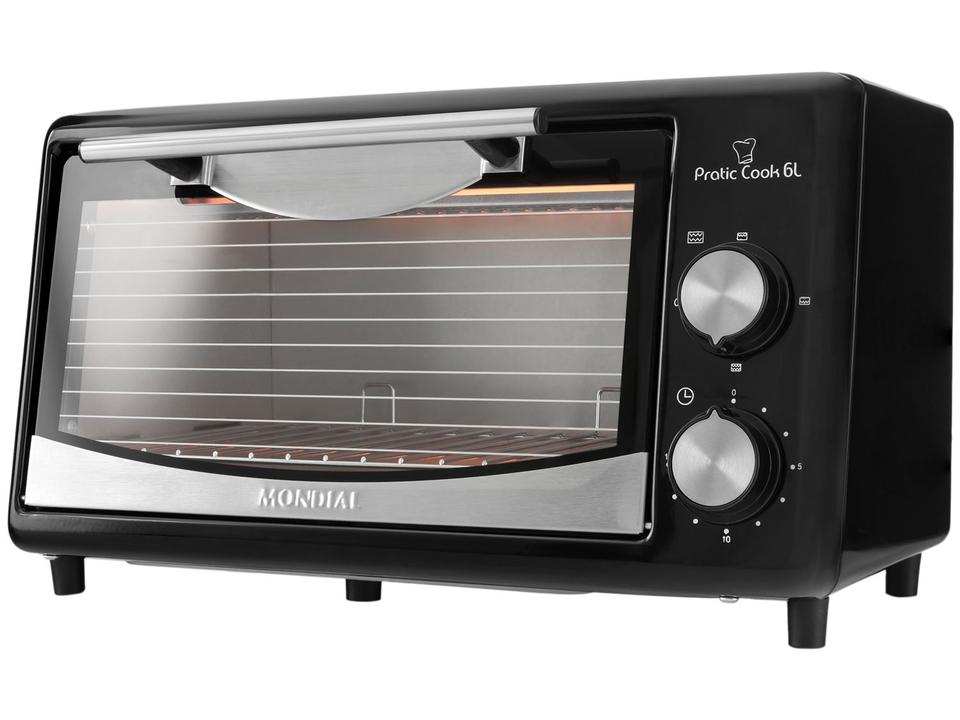 Forno Elétrico Bancada Mondial 6L Cor Pratic Cook - 3