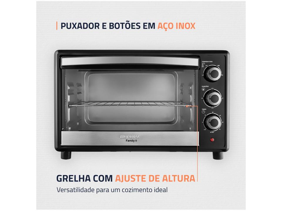 Forno Elétrico de Bancada Mondial com Timer 42L - 5