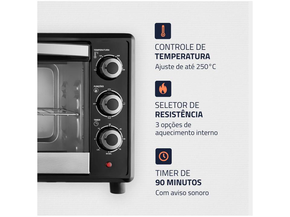 Forno Elétrico de Bancada Mondial com Timer 42L - 4