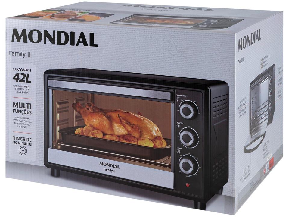 Forno Elétrico de Bancada Mondial com Timer 42L - 14