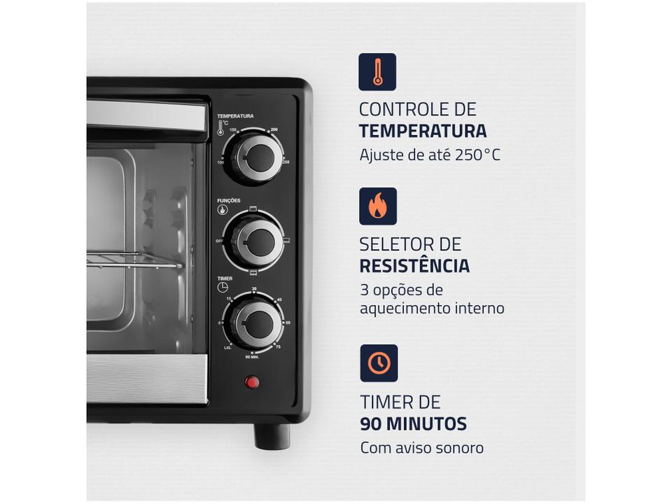 Forno Elétrico de Bancada Mondial com Timer 42L - 4