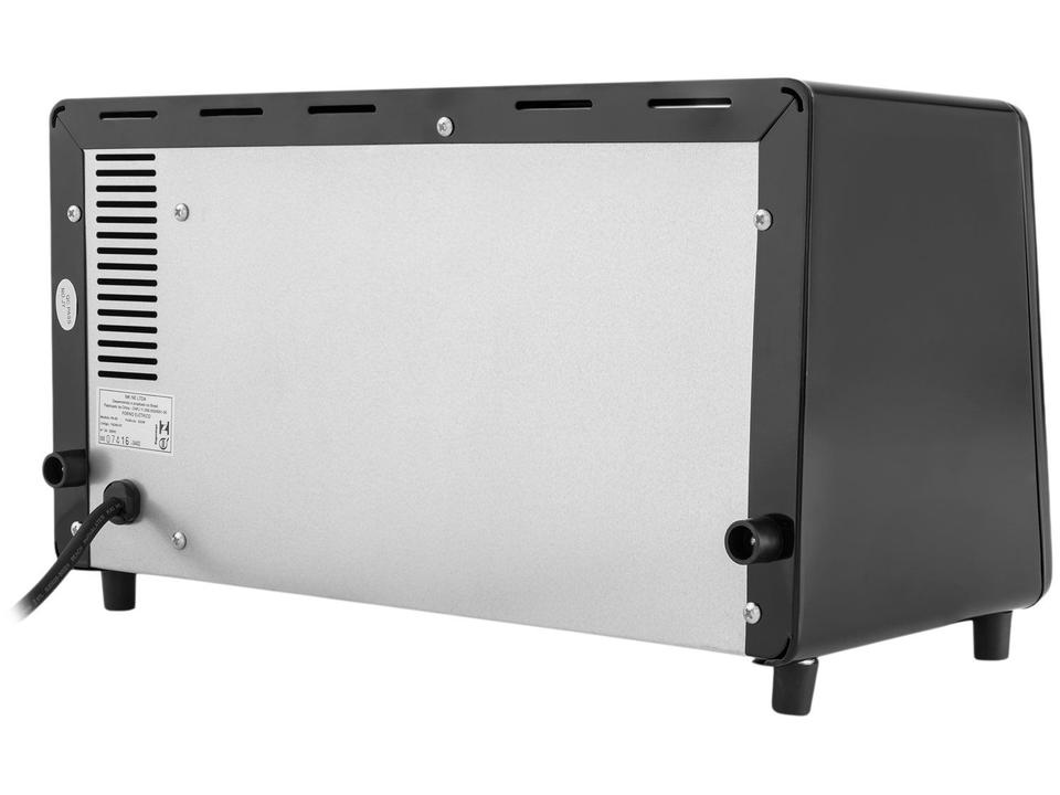 Forno Elétrico de Bancada Mondial com Timer 6L Preto Pratic Cook FR-09 - 12