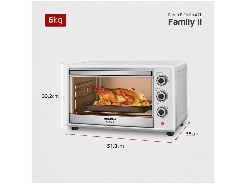 Forno Elétrico de Bancada Mondial Multifuncional - 7