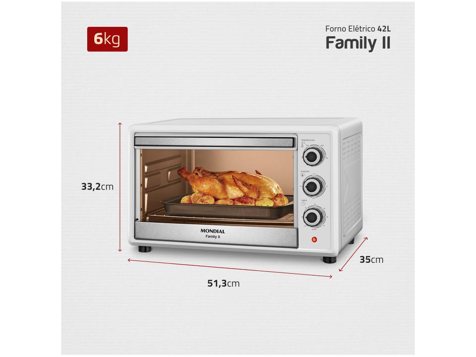 Forno Elétrico de Bancada Mondial Multifuncional - 7