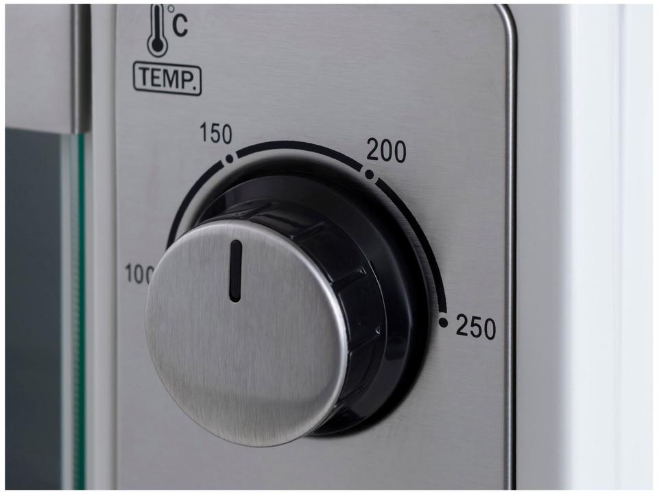 Forno Elétrico de Bancada Mondial Multifuncional 52L Branco e Prata Grand Family II FRN-52-W - 11