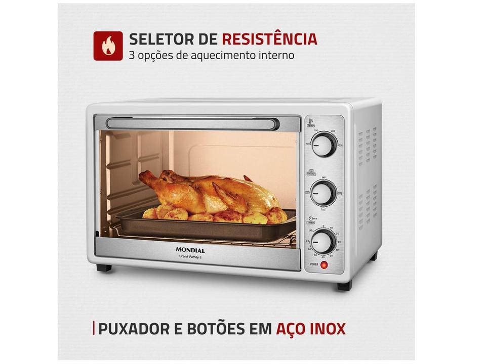 Forno Elétrico de Bancada Multifuncional Mondial - 6