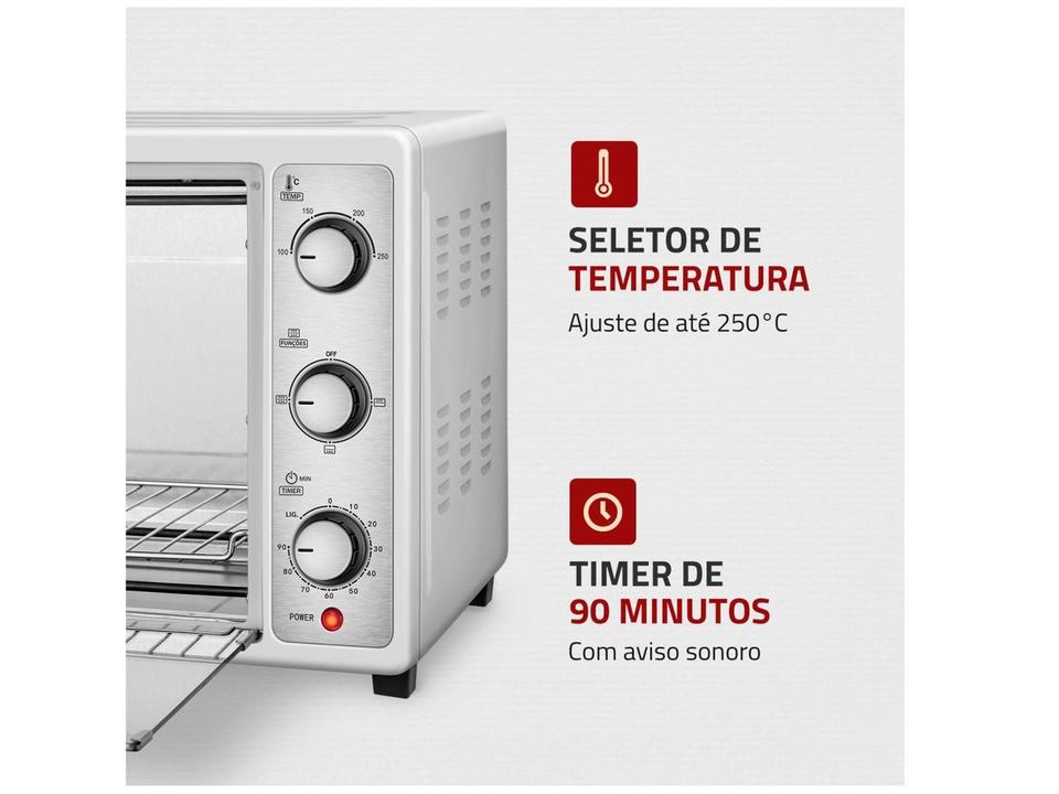 Forno Elétrico de Bancada Multifuncional Mondial - 5