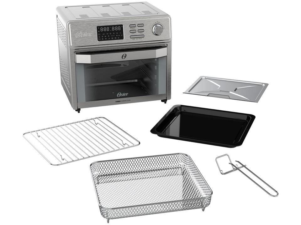 Forno Elétrico de Bancada Oster 25L Prata Turbo Convection - 7