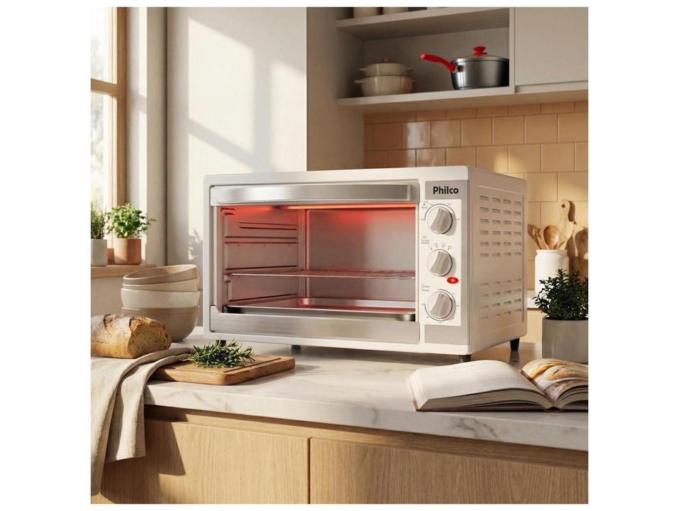 Forno Elétrico de Bancada Philco Grill 55L Branco PFE57 - 2