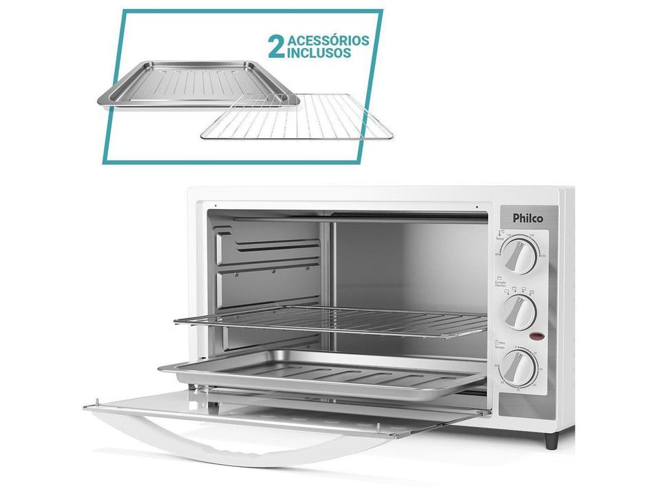 Forno Elétrico de Bancada Philco Grill 55L Branco PFE57 - 5