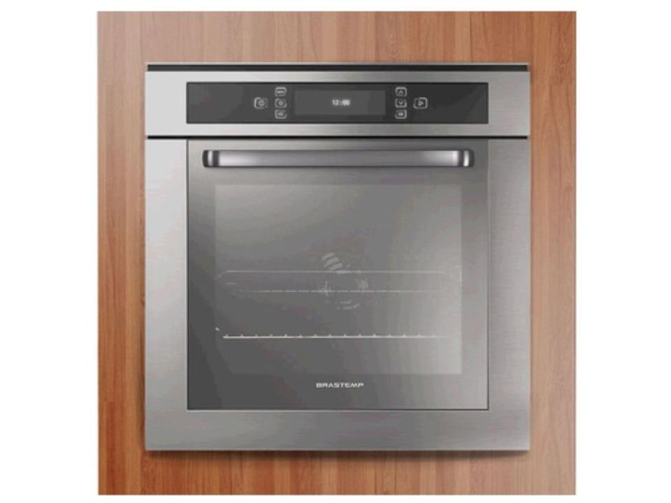 Forno Elétrico de Embutir Brastemp 67L Inox com Função Ar Forçado e Painel Touch BO260AR - 1