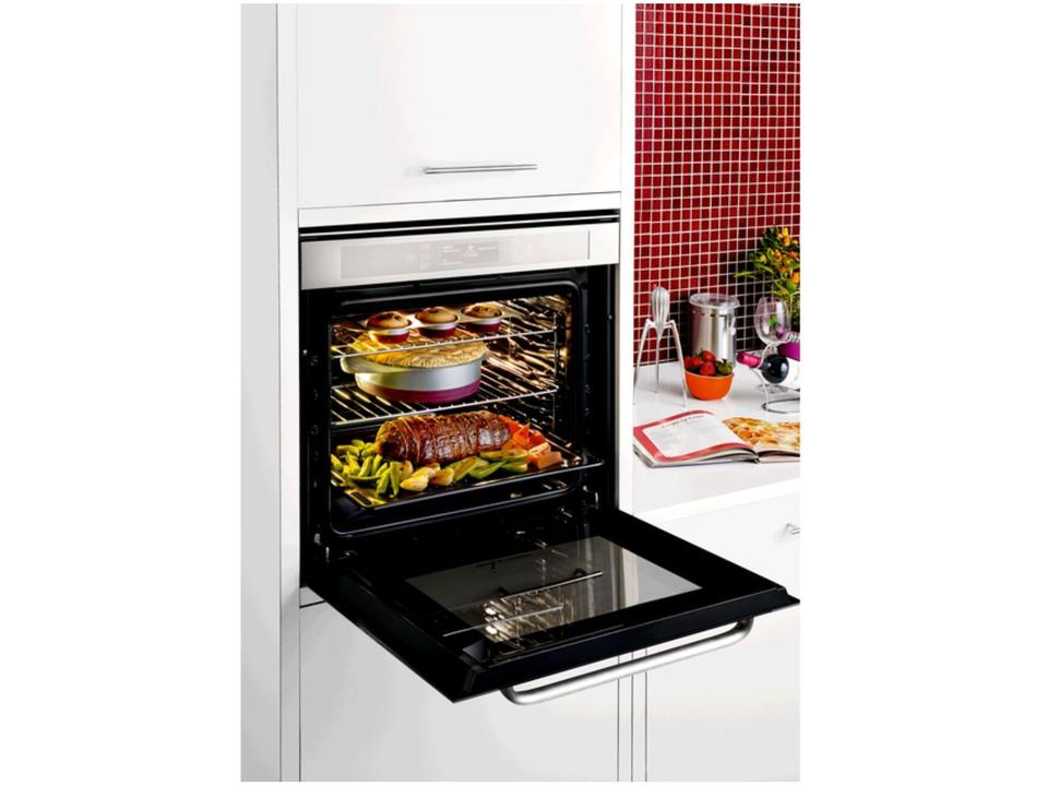 Forno Elétrico de Embutir Brastemp 67L Inox com Função Ar Forçado e Painel Touch BO260AR - 2