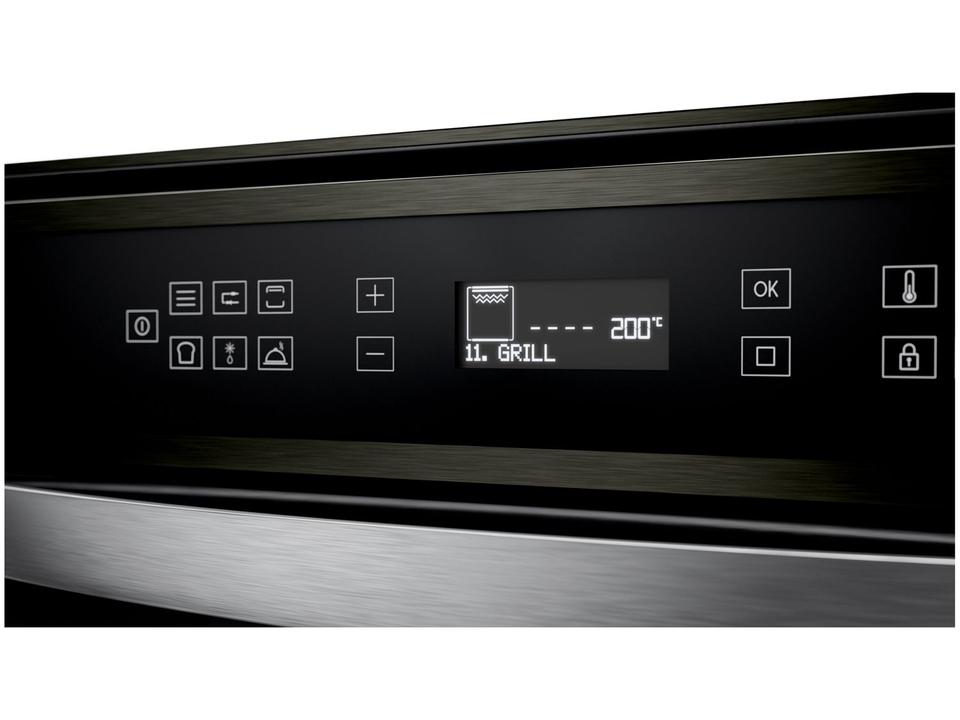 Forno Elétrico de Embutir Brastemp de Convecção e Grill 84L Black Inox Eclipse Collection BOT84AP - 7