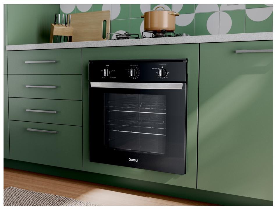 Forno Elétrico de Embutir Consul Multifuncional 84L Preto COB84BE - 2
