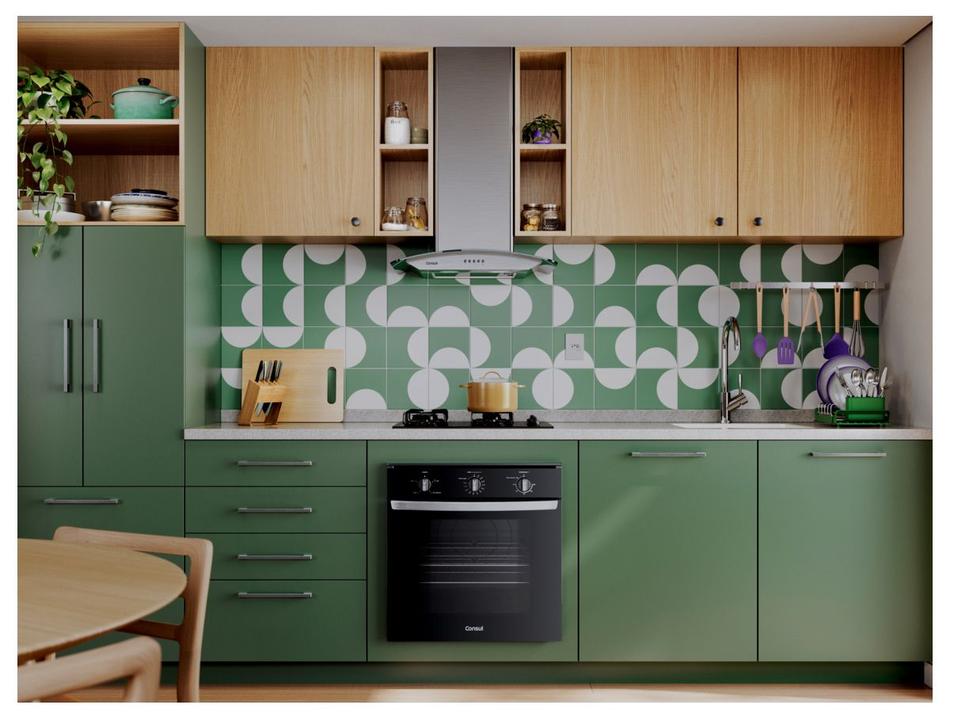 Forno Elétrico de Embutir Consul Multifuncional 84L Preto COB84BE - 1