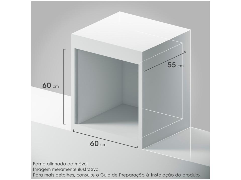 Forno Elétrico de Embutir Continental 80L Preto OC8EM - 8
