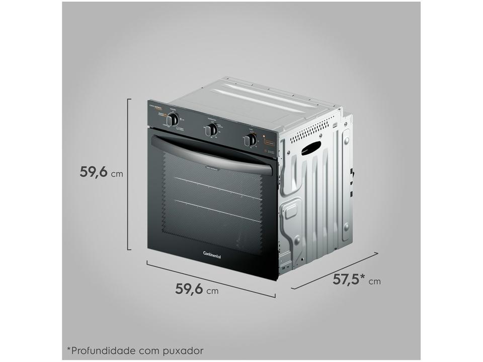 Forno Elétrico de Embutir Continental 80L - 4