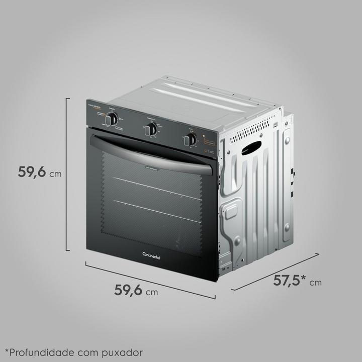 Forno Elétrico de Embutir Continental 80L - 4
