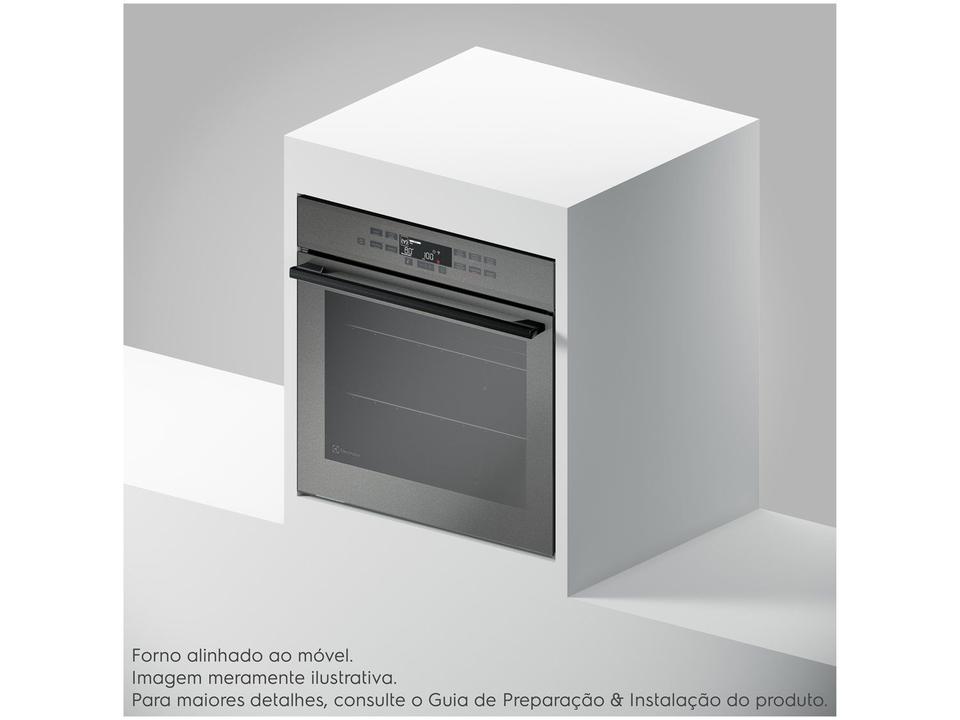 Forno Elétrico de Embutir Electrolux 80L Cinza - 9