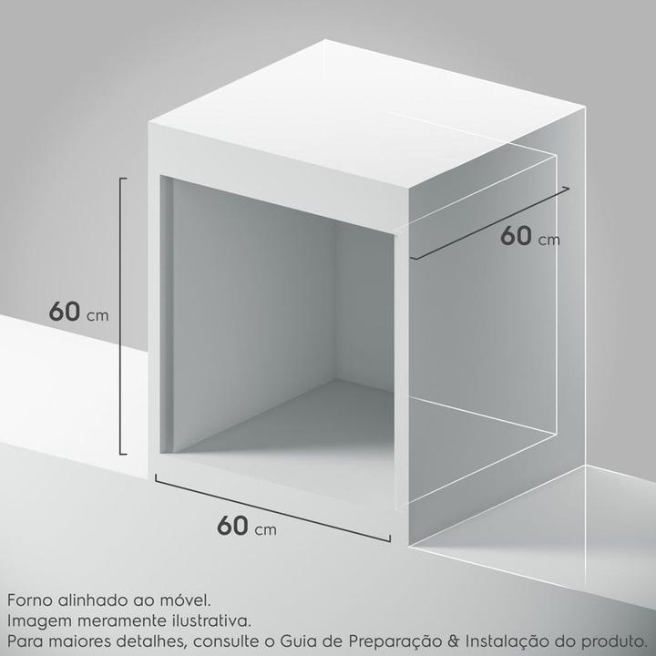 Forno Elétrico de Embutir Electrolux 80L Cinza - 3