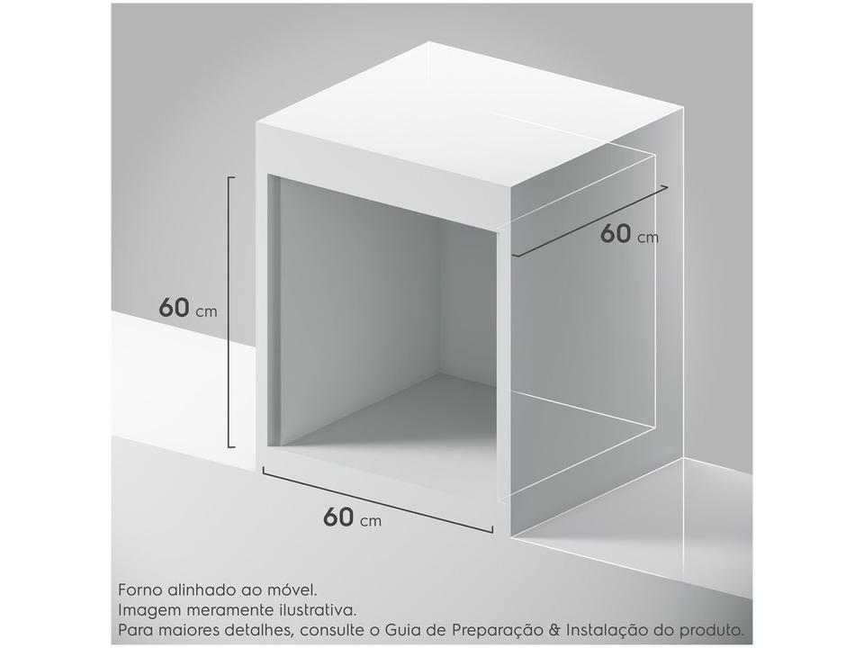 Forno Elétrico de Embutir Electrolux 80L Cinza - 7