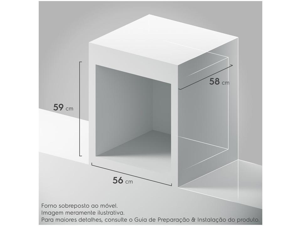 Forno Elétrico de Embutir Electrolux 80L Cinza - 8