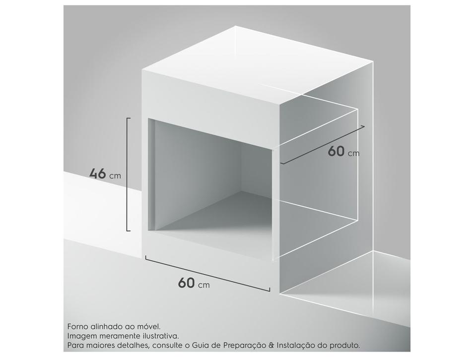 Forno Elétrico de Embutir Electrolux Multifuncional 50L Preto Experience OE5EA - 2