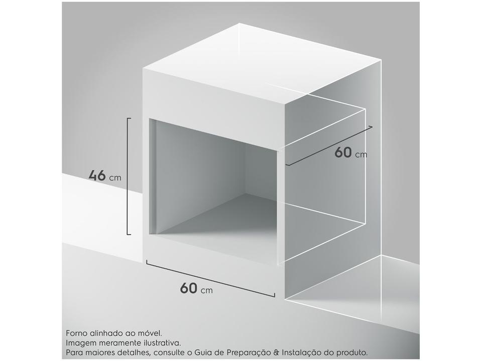 Forno Elétrico de Embutir Electrolux Multifuncional 50L Preto Experience OE5EA - 3